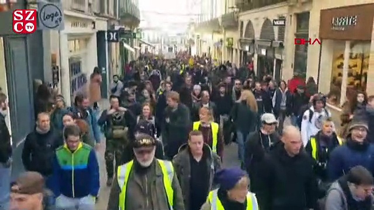 Sarı Yelekliler yine sokaklarda