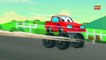Little Red Car Rhymes - Monster Truck Songs _ Rig A Jig Jig _ Nursery Rhymes For Kids And Babies