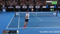 Open de Australia: el puntazo de Nadal que Federer aplaudió