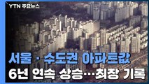 서울·수도권 아파트값 6년 연속 상승...역대 최장기록 / YTN