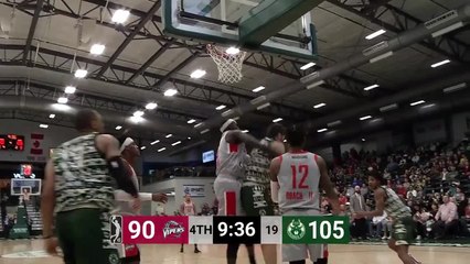 Rayjon Tucker with one of the day's best dunks