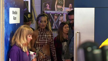 Rita Ora wows on Capital Jingle Bell Ball carpet