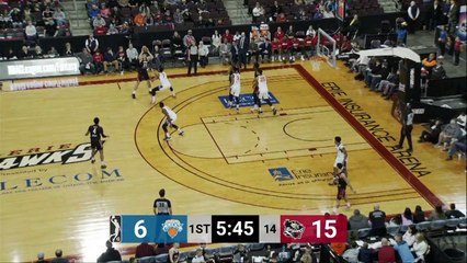 Jalen Adams Posts 21 points & 10 rebounds vs. Westchester Knicks