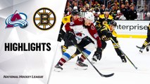 NHL Highlights | Avalanche @ Bruins 12/07/19