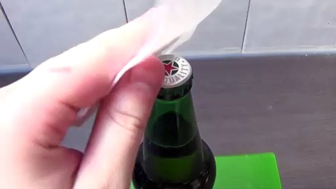 How To Open a Bottle Without a Bottle Opener