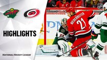 NHL Highlights | Wild @ Hurricanes 12/07/19