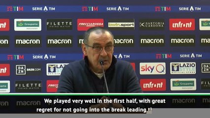 Losing key moments led to Juve defeat at Lazio - Sarri