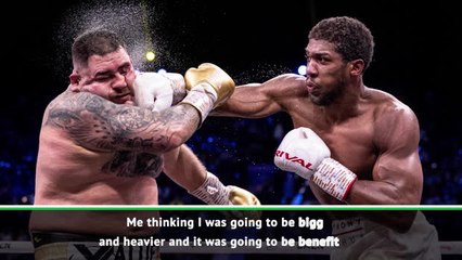Ruiz admits being overweight for Joshua rematch