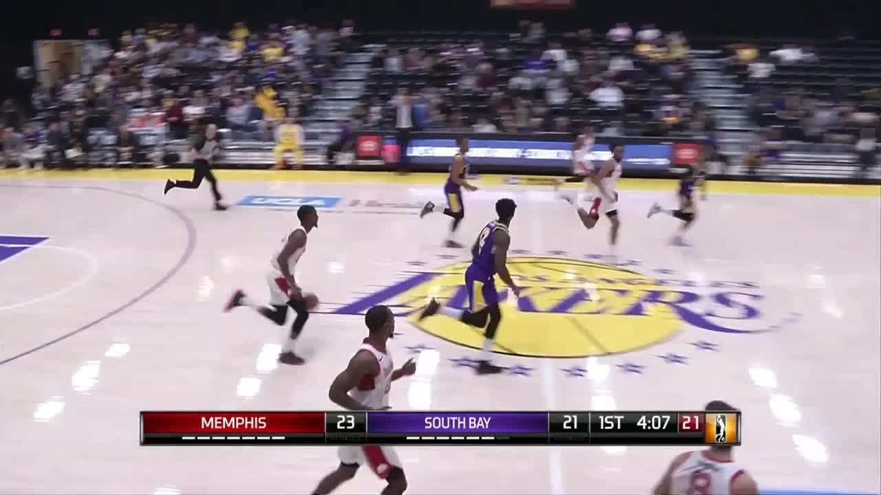 Devontae Cacok Posts 14 points & 15 rebounds vs. Memphis Hustle
