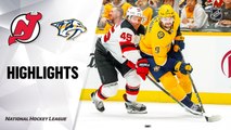 NHL Highlights | Devils @ Predators 12/07/19