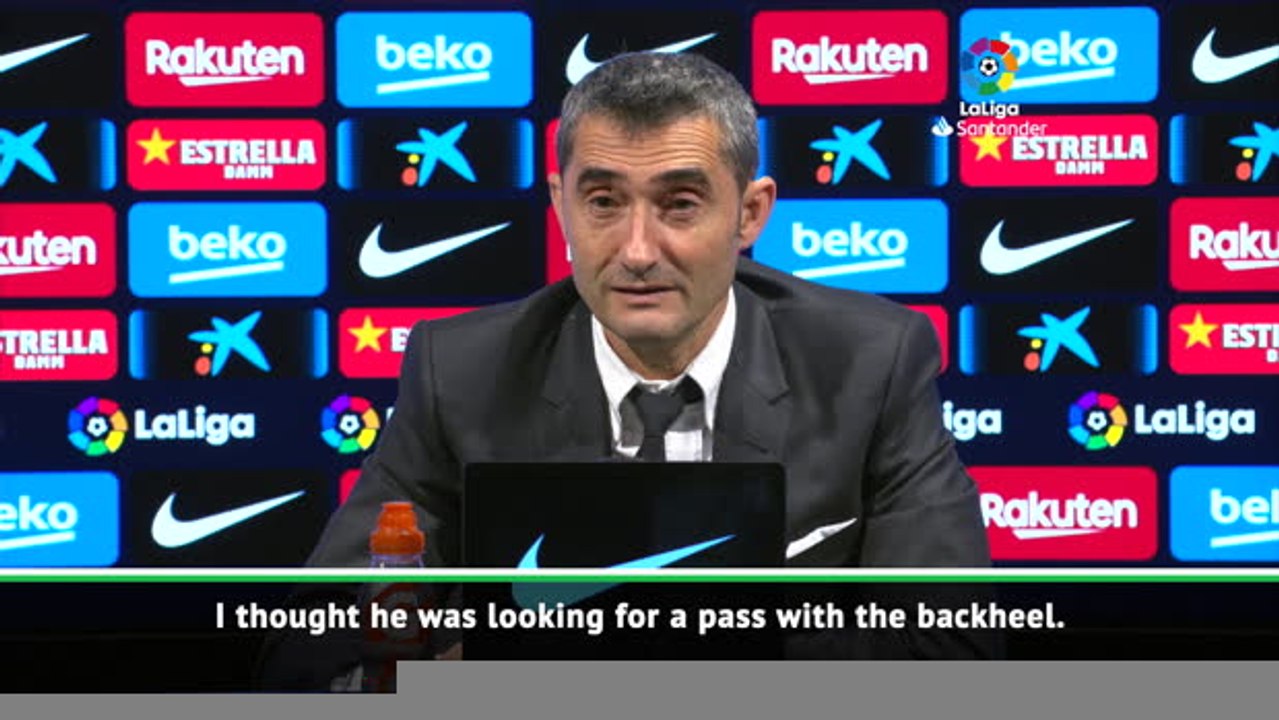 Valverde surprised by Suarez's stunning goal