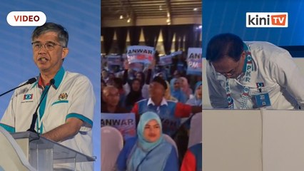 Tian Chua pula kena "boo" ketika sebut nama Azmin, Zuraida, Anwar bangun tenangkan