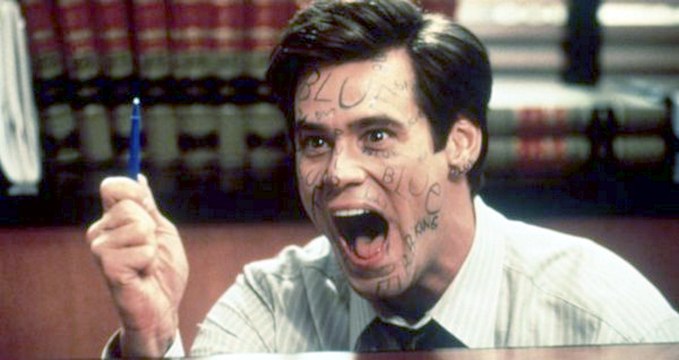 Liar Liar Movie (1997) Jim Carrey Maura Tierney Justin Cooper