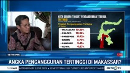 Makassar Jadi Daerah dengan Pengangguran Tertinggi di Sulsel