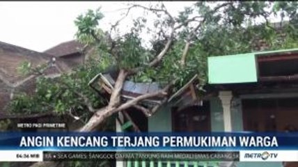 Puluhan Rumah di Ngawi Rusak Akibat Angin Kencang
