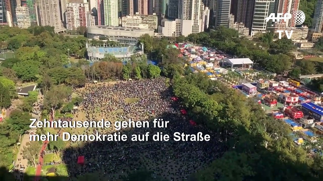 Wieder Massenproteste in Hongkong