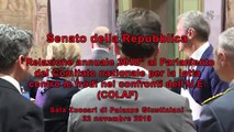 Roma - In Senato la relazione annuale 2018 del COLAF (22.11.19)