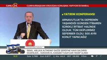 Başkan Erdoğan Yatırım Konferansı'nda konuşuyor