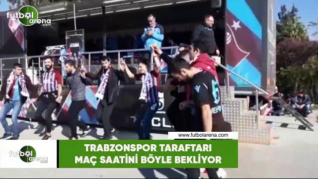 Trabzonspor taraftarı maç saatini böyle bekliyor