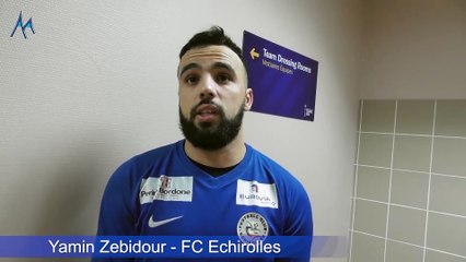 Yamin Zebidour (FC Echirolles) : "C'est bon pour la confiance"