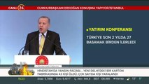 Başkan Erdoğan Yatırım Konferansı'nda konuşuyor