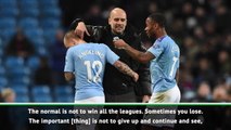 It's normal to not always win - Guardiola