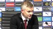 Football - Ole Gunnar Solskjaer Post Match Press Conference, Man City 1-2 Man Utd