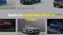 Quelle est la plus belle voiture de l'année ?