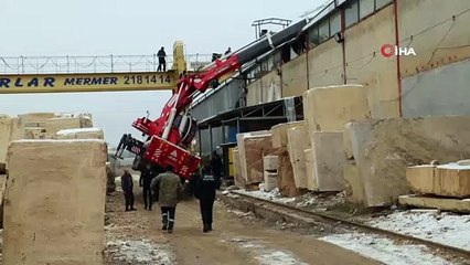 Vincin altında kalan işçi feci şekilde öldü