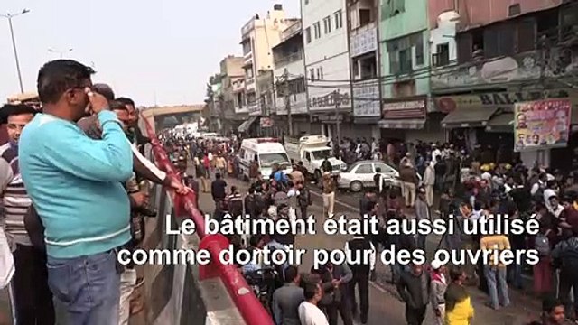 Inde: au moins 43 morts dans l'incendie d'une usine à New Delhi