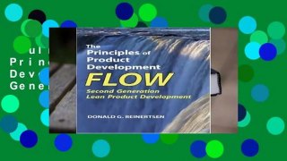 Full version  The Principles of Product Development Flow: Second Generation Lean Product