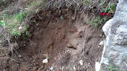 Define avcılarının hedefi olan tarihi güzelce kemerine polis önlemi