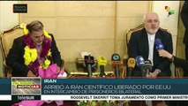 Irán: llega científico iraní tras ser liberado en Estados Unidos