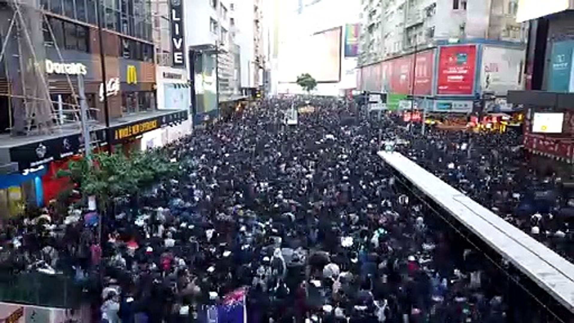 Neue Massenkundgebung in Hongkong