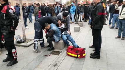 Karabük cadde ortasında 2 kayınbiraderini bıçakladı