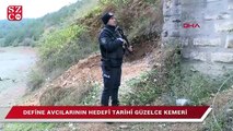 İstanbul’daki tarihi kemere defineciler dadandı