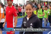 San Isidro: inauguran moderna pista atlética