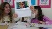 Sophia, Isabella  e Alice  Lendo Cartas e Mostrando sua Boneca Rapunzel e Moana Disney Parte 1