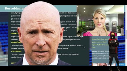 Video articolo Sassuolo Cagliari -Intervista maran post partita