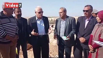 محافظ جنوب سيناء يتفقد أعمال تطوير وتشجير شارع الكورنيش بطور سيناء