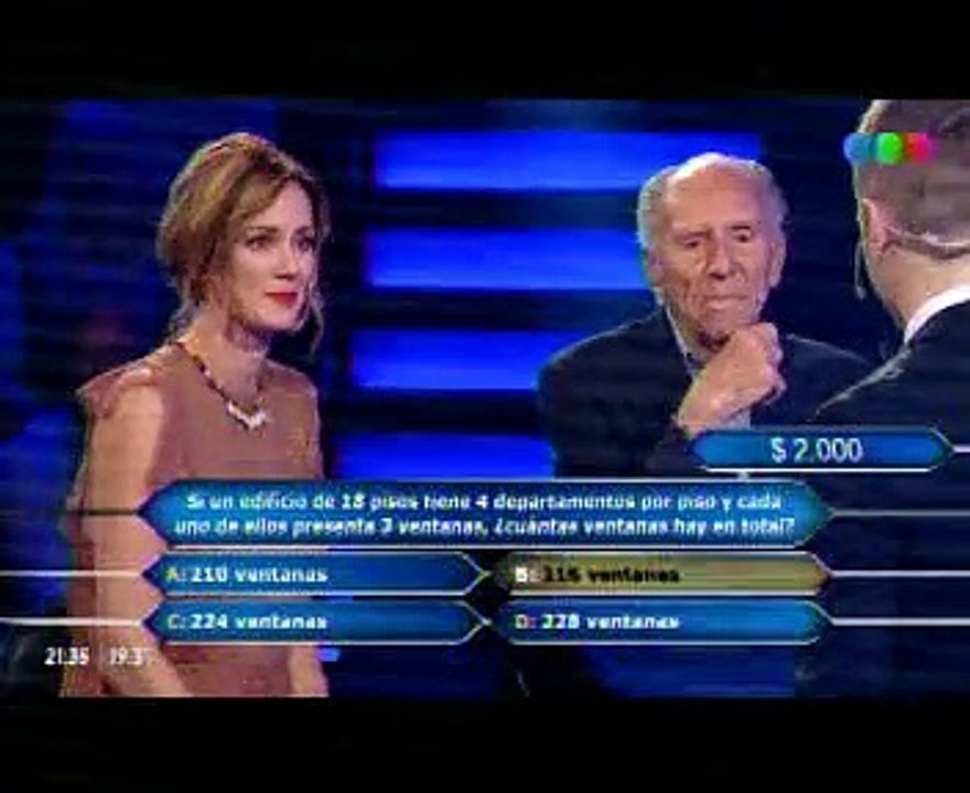 Paula en Quién quiere ser millonario 2 - 04 de Diciembre