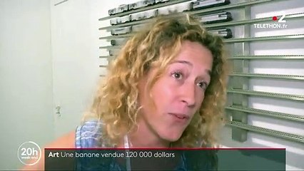 Art contemporain : une banane vendue 120 000 dollars