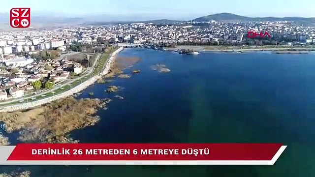 Derinlik 26 metreden 6 metreye düştü