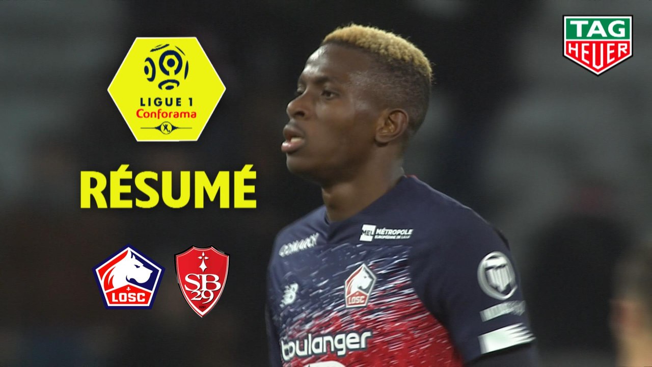 LOSC - Stade Brestois 29 (1-0)  - Résumé - (LOSC-BREST) / 2019-20