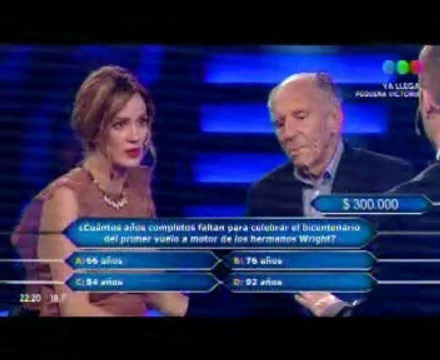 Paula en Quién quiere ser millonario 5 - 04 de Diciembre