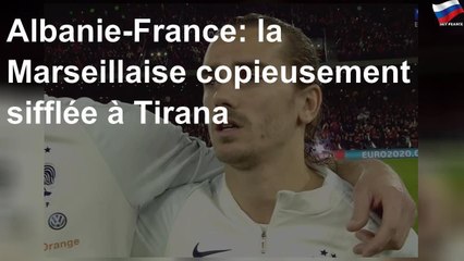 Albanie-France: la Marseillaise copieusement sifflée à Tirana