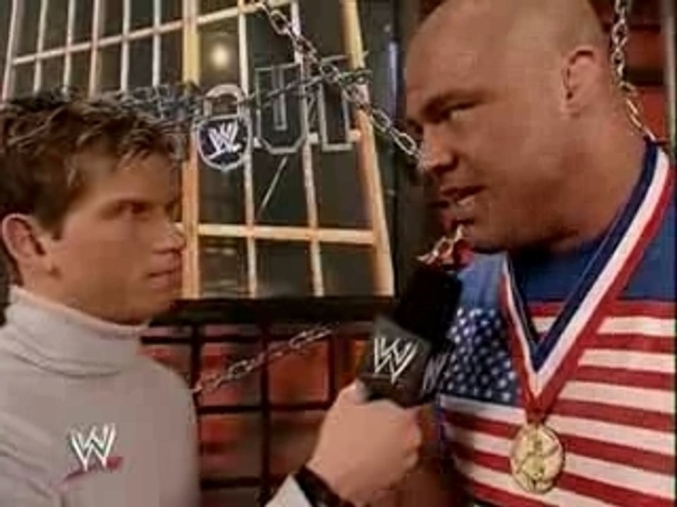 CENA SLAPS THE taste OUT OF KURT ANGLE