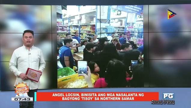 FIFIRAZZI: Angel Locsin, binisita ang mga nasalanta ng bagyong #TisoyPh sa Northern Samar