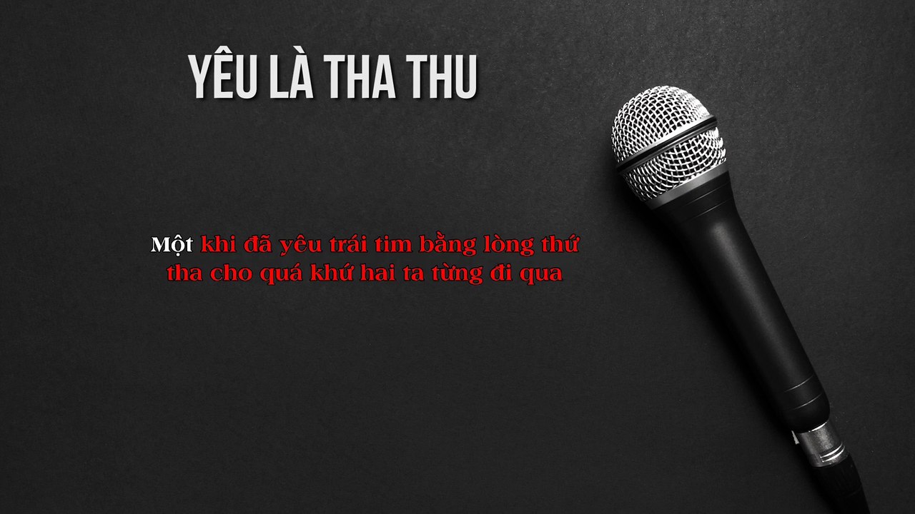 YÊU LÀ THA THU BEATS I TOP COVER I KARAOKE 