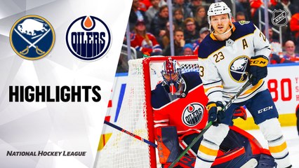 NHL Highlights | Sabres @ Oilers 12/08/19